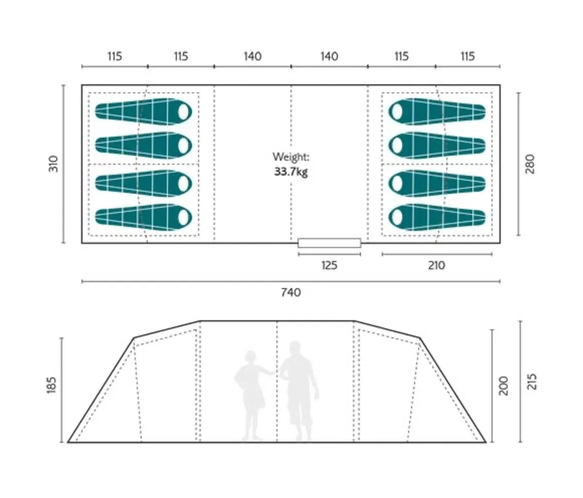 8 Person Tent - Image 2