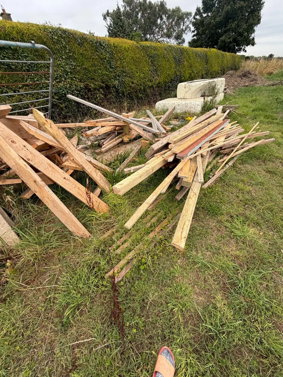 left over wood from work - Image 1