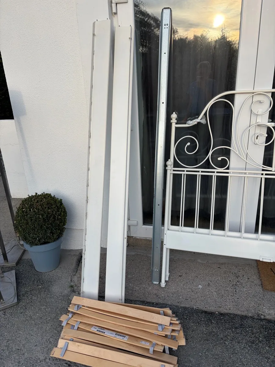 2 metal ikea bed frames - Image 4