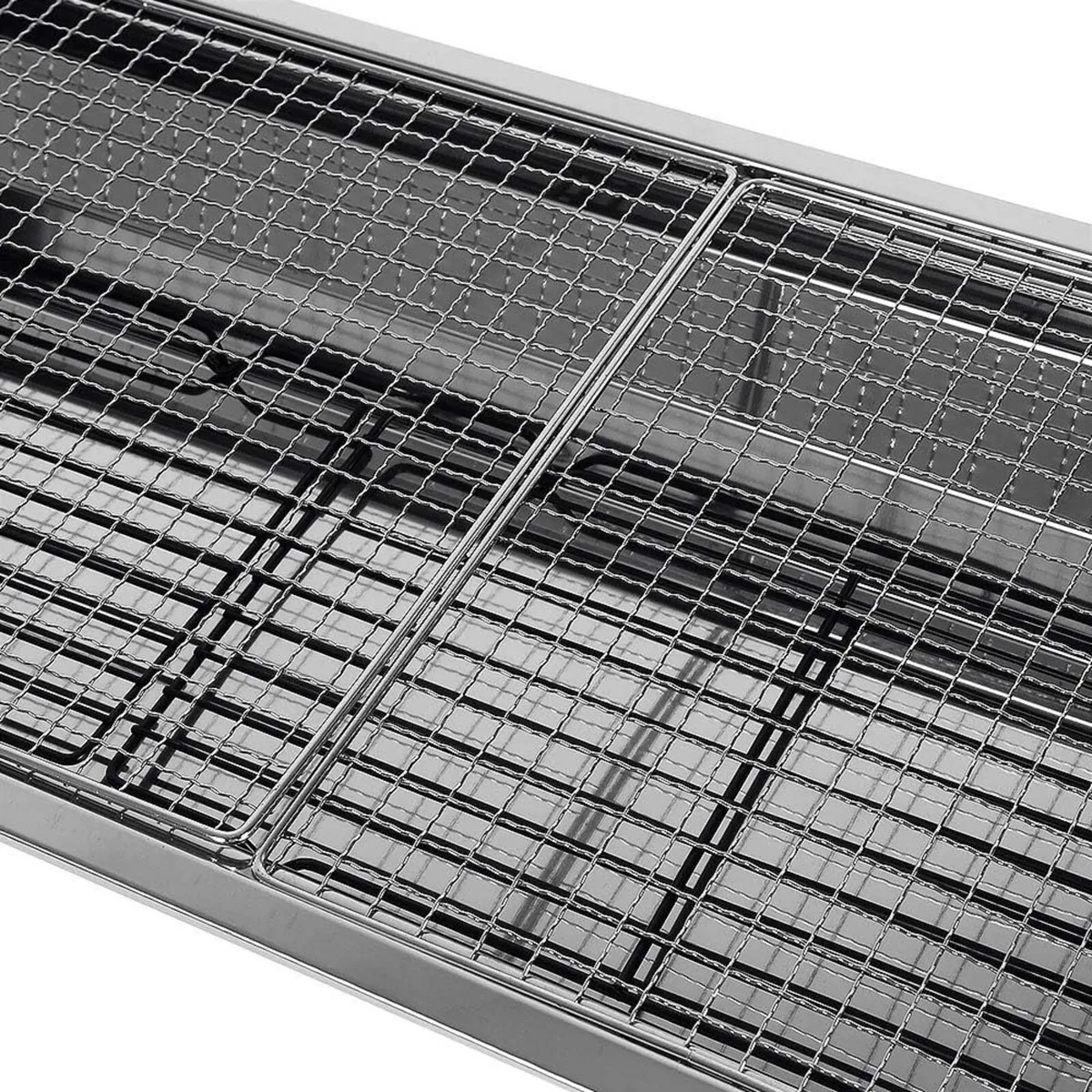 Barbecue Foldable Charcoal Grill Stainless steel - Image 2