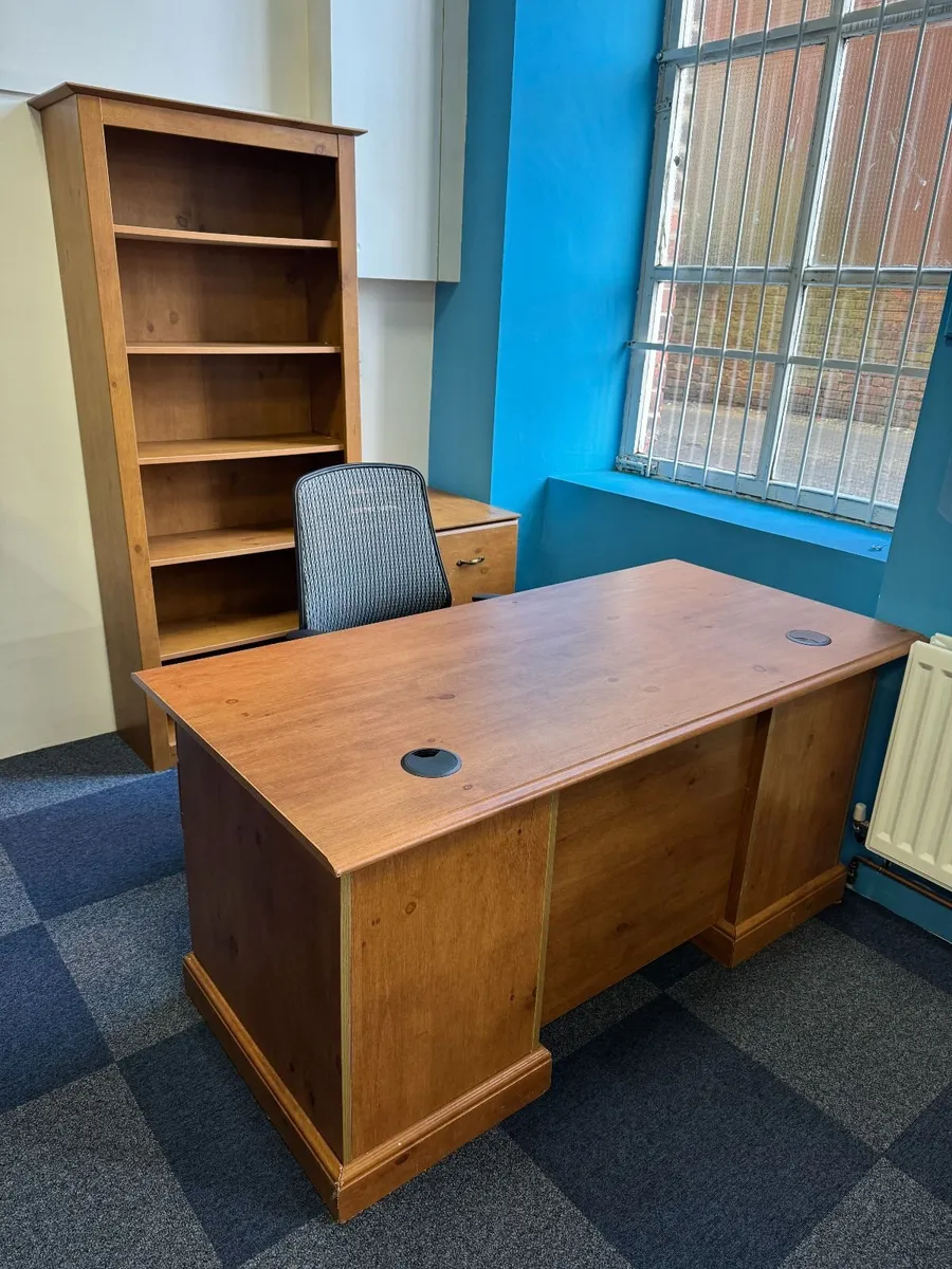 French Gardens Desk & Bookcase - £269.00 + VAT - Image 1