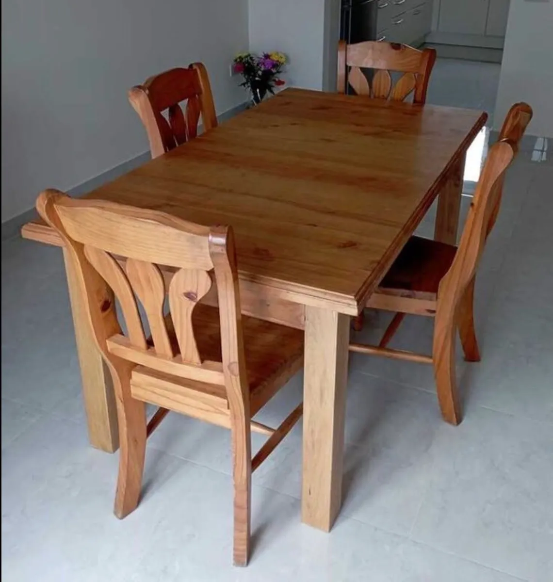 Dining Table & 4 chairs set - Image 2