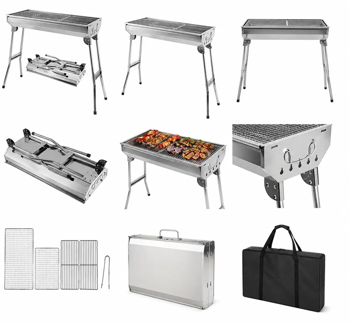 Barbecue Grill Small Portable Charcoal - Image 1