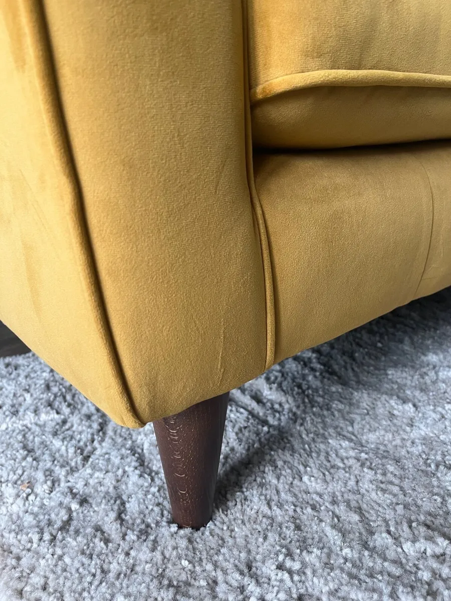 3-Seater Mustard Couch – Excellent Condition - Image 4
