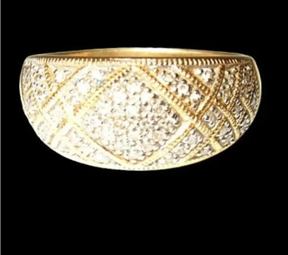 Vintage 18ct Gold/Diamond Ring - Image 1