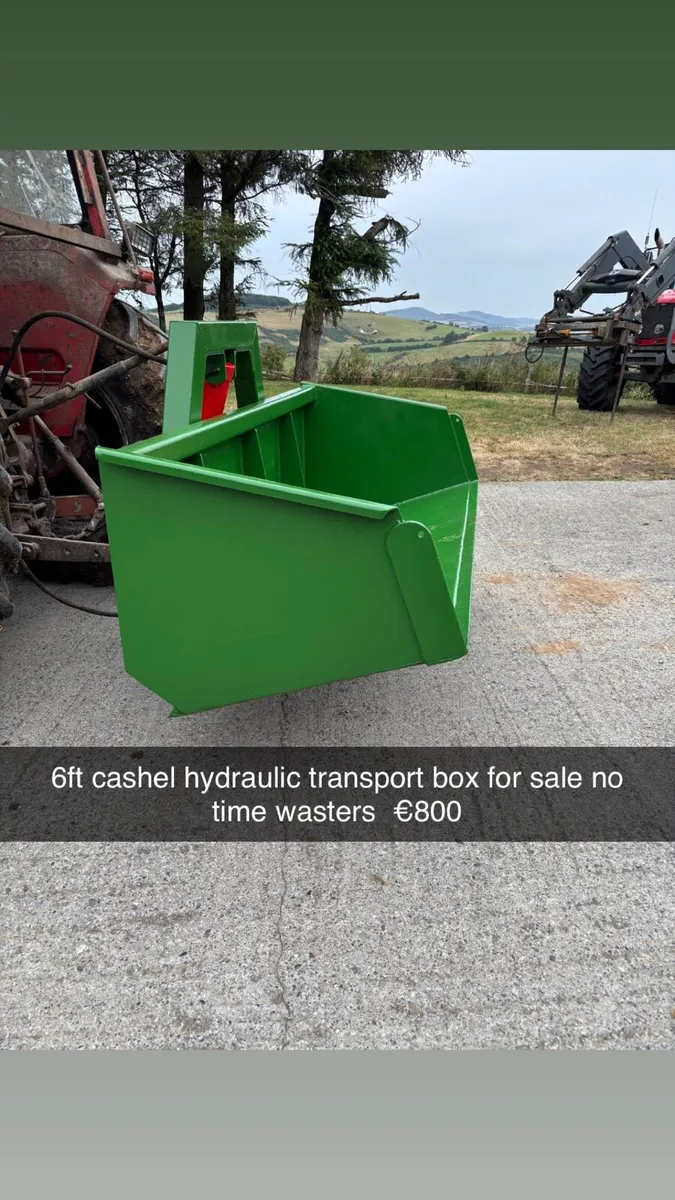 6ft cashel hydraulic transport box - Image 3