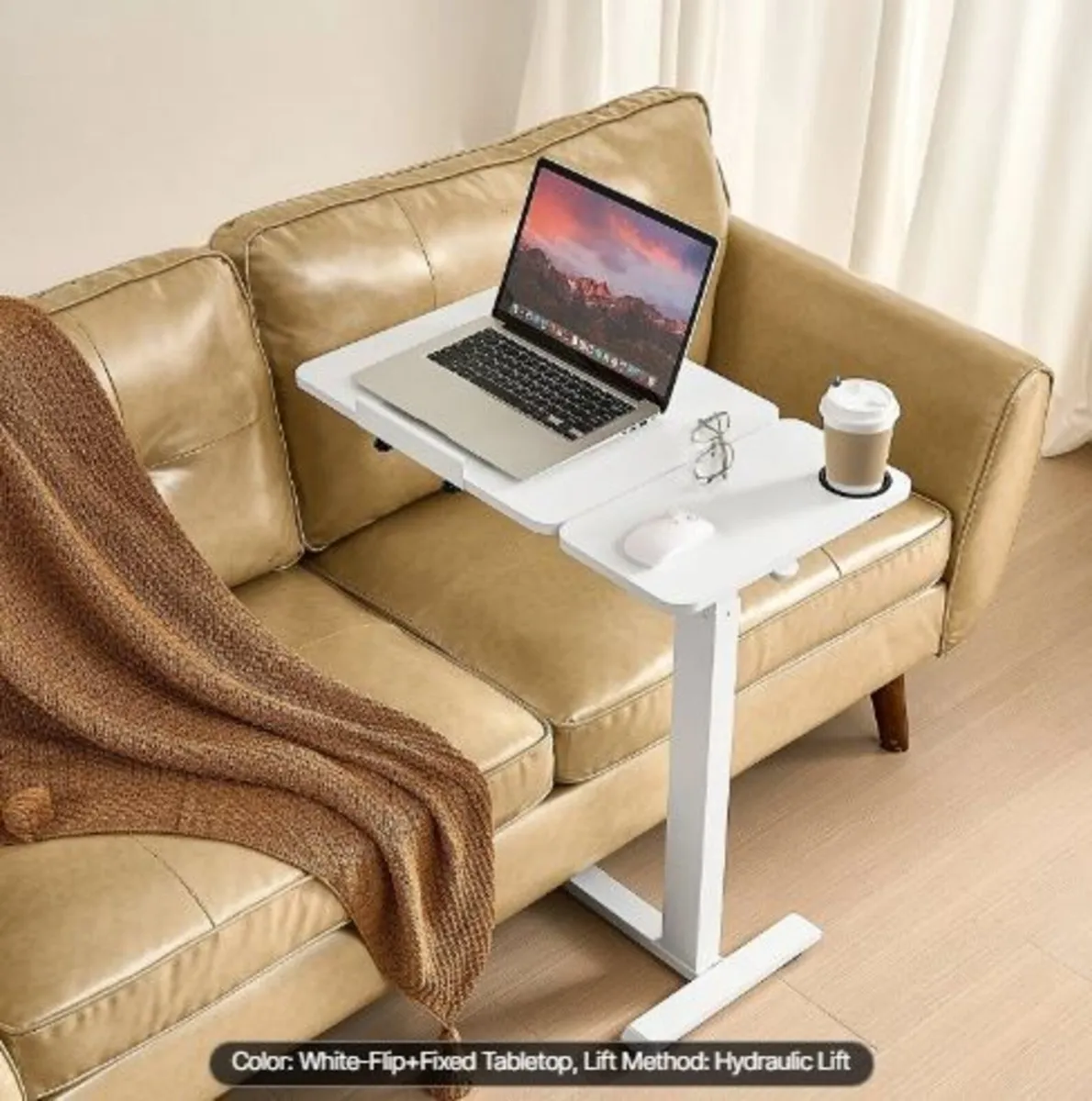 Overbed Table, Mobile Bed Side Table - Image 2