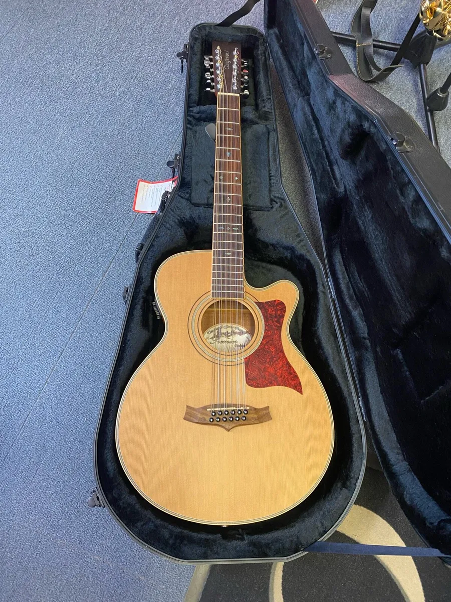 Tanglewood 12 string guitar & case - Image 2