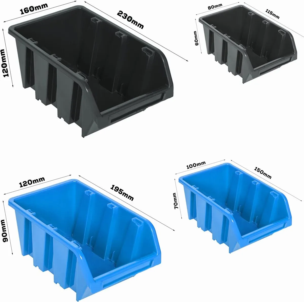 Storage System Wall Shelf 1728 x 780 mm 117 Pieces - Image 4