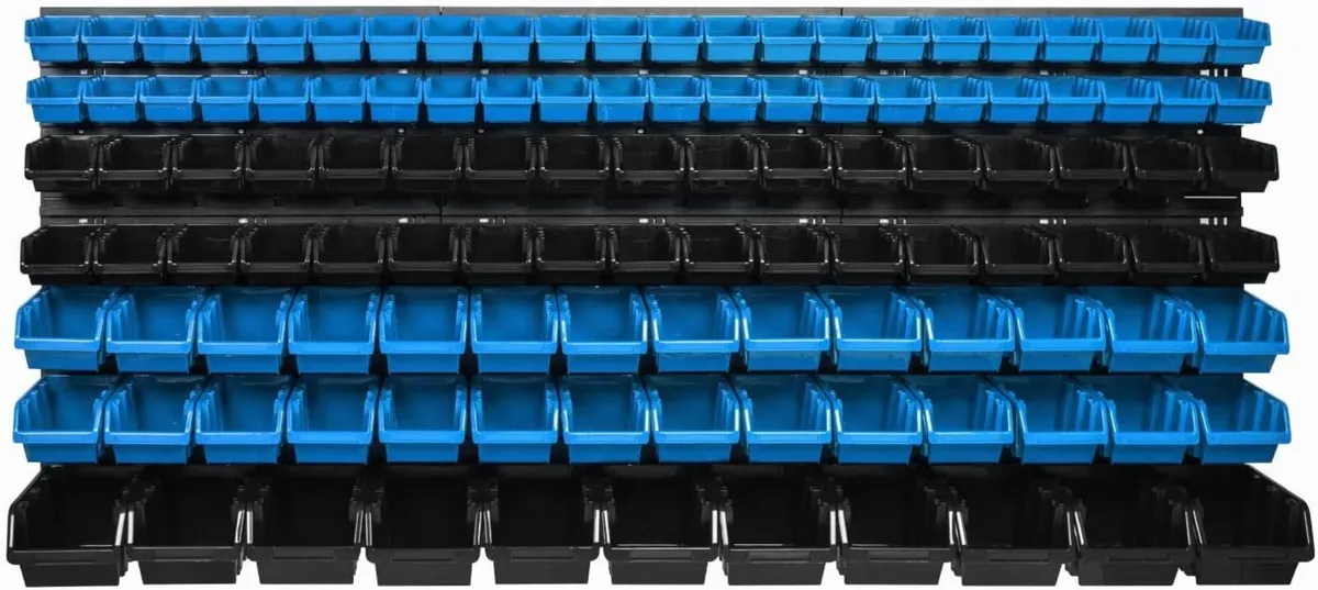 Storage System Wall Shelf 1728 x 780 mm 117 Pieces - Image 1