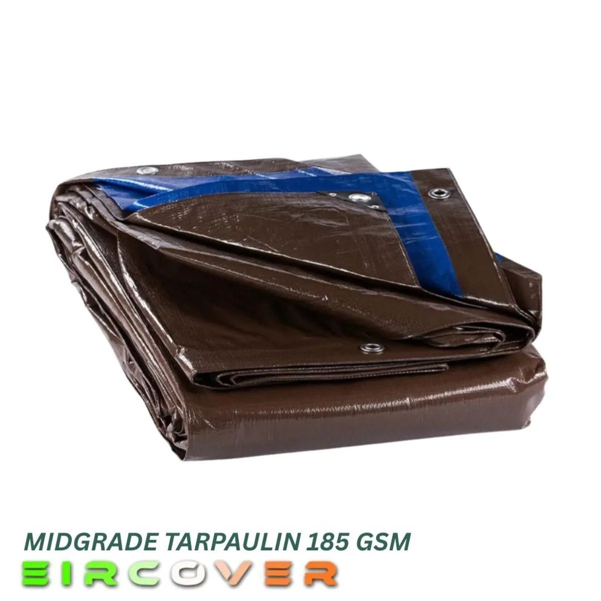 Midgrade Tarpaulin 14m x 21m (46' -  69') 185 gsm - Image 3