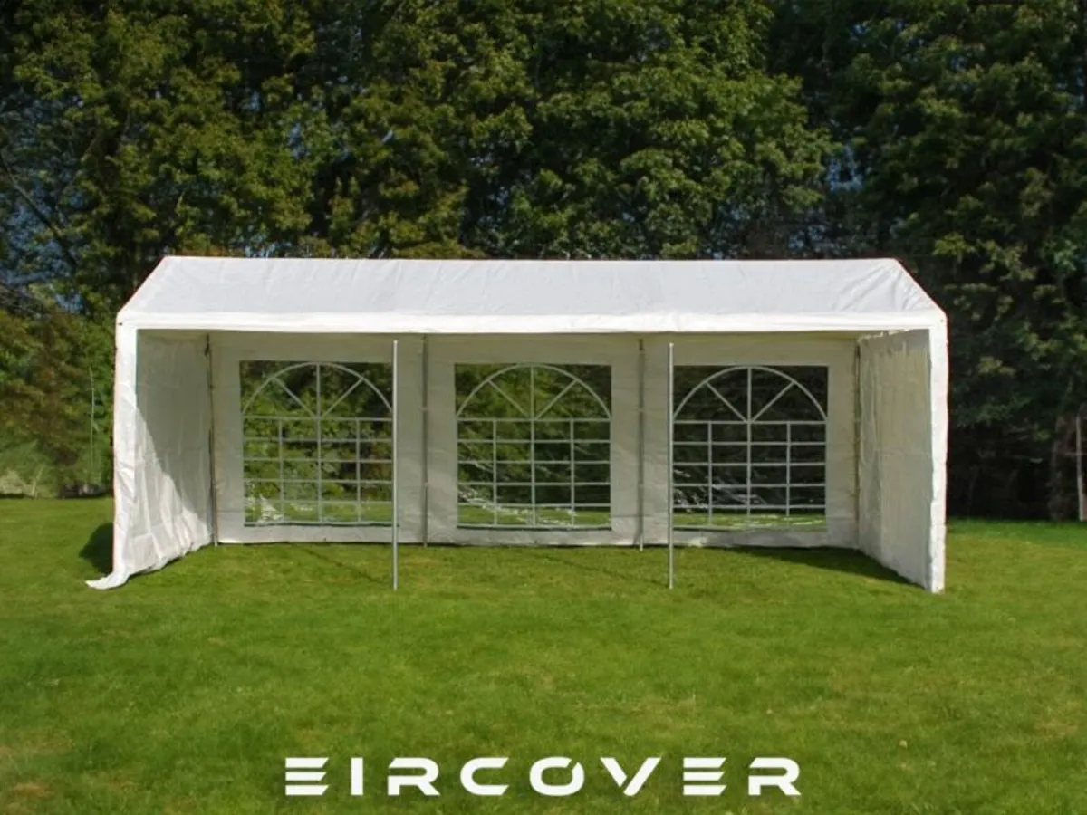 Standard Marquee 3 x 6 PE cover (10' - 20') White - Image 1