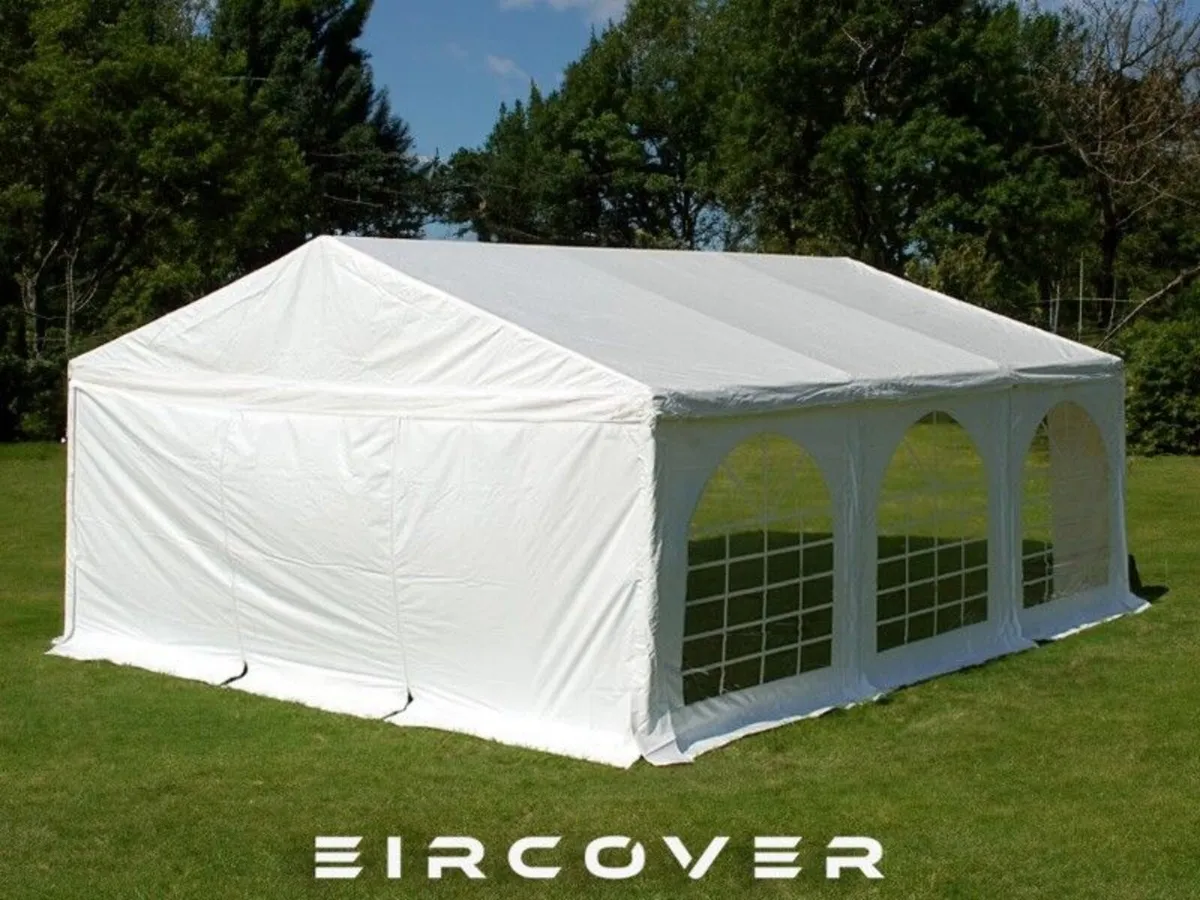 Premium Marquee 5m x 6m PVC  with Ground Bars - Image 4