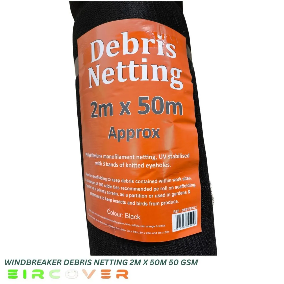 Windbreaker netting 2m x 50m - Green 50 gsm Green - Image 4