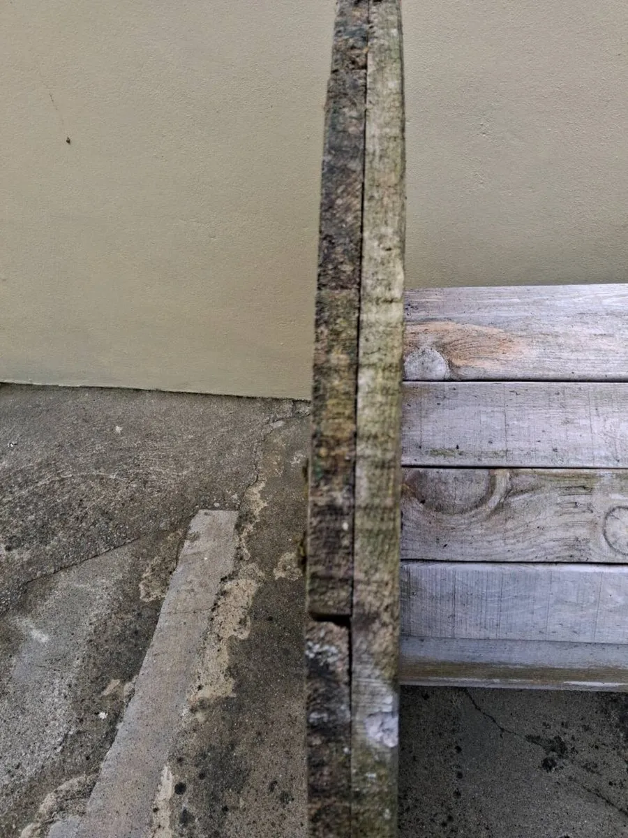 Vintage Wooden Cable Reel Table - Image 3