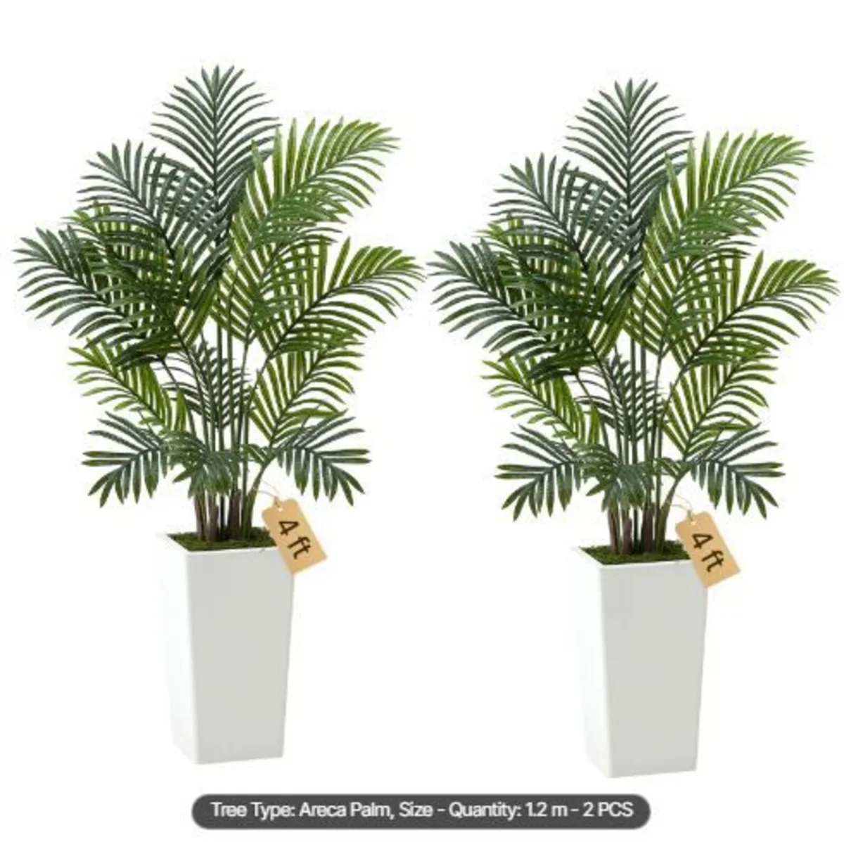 Artificial Areca Palm 1219 mm, 2 Pack - Image 3
