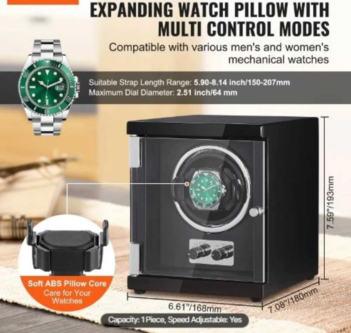Watch Winder, Single Watch Winder - Image 2