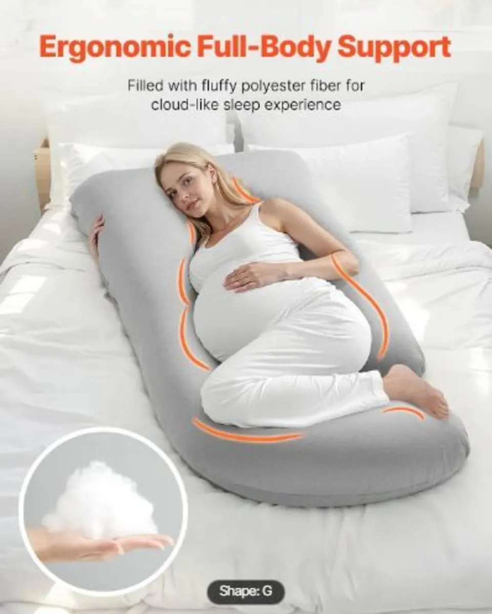 Pregnancy Pillow, G-Shaped Maternity Pillow - Image 2