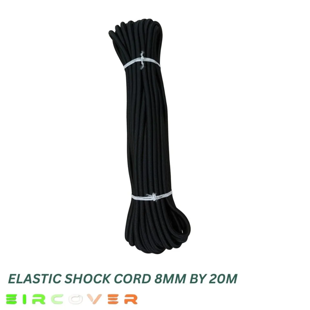Elastic bungee rope 10mm / 50m - Reel  Black - Image 3