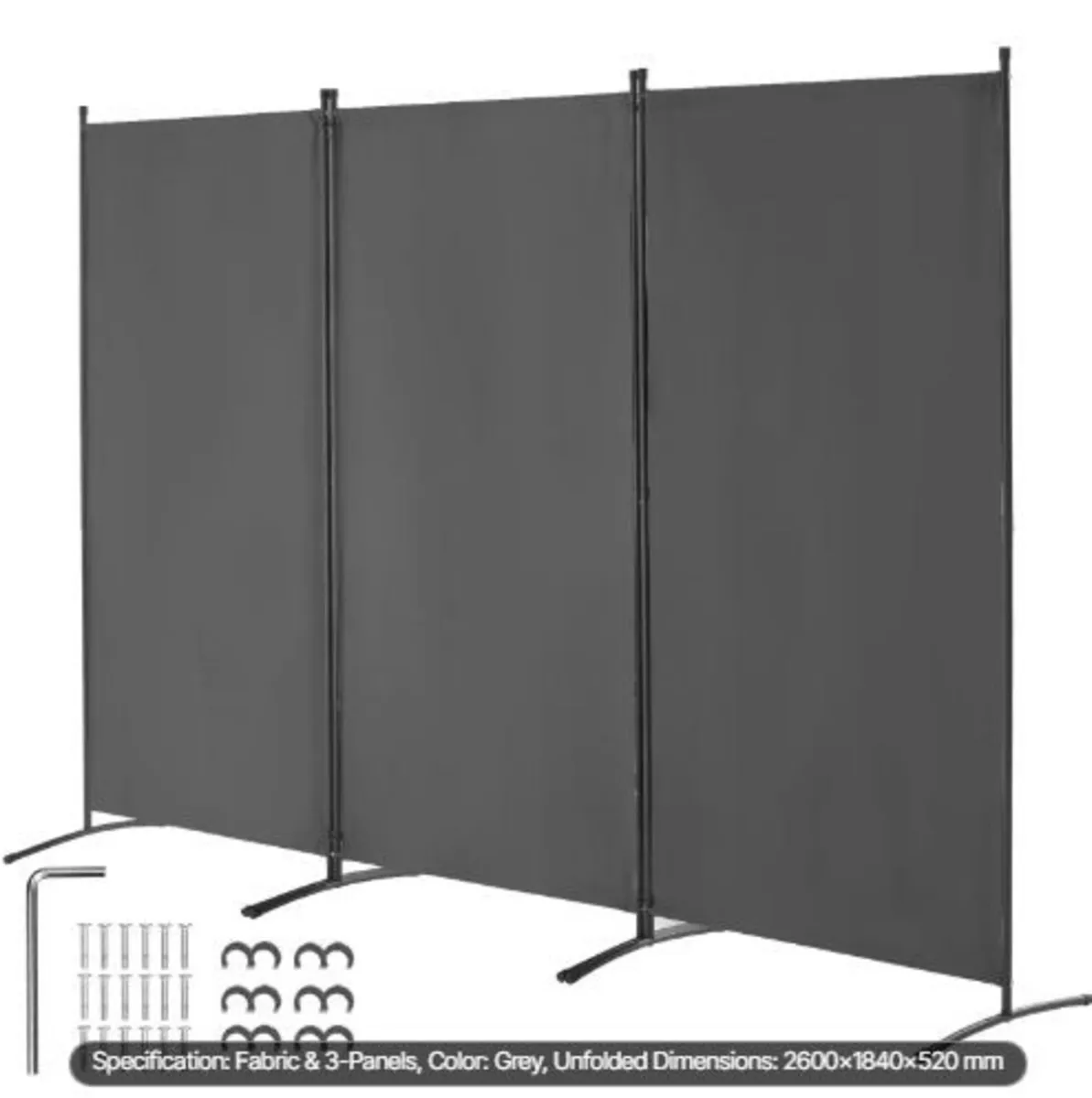 Room Divider, 3 Panels Room Divider - Image 4