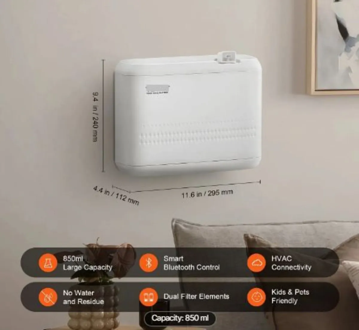 HVAC Scent Diffuser 850ML Cold Air Scent Air Mach - Image 2