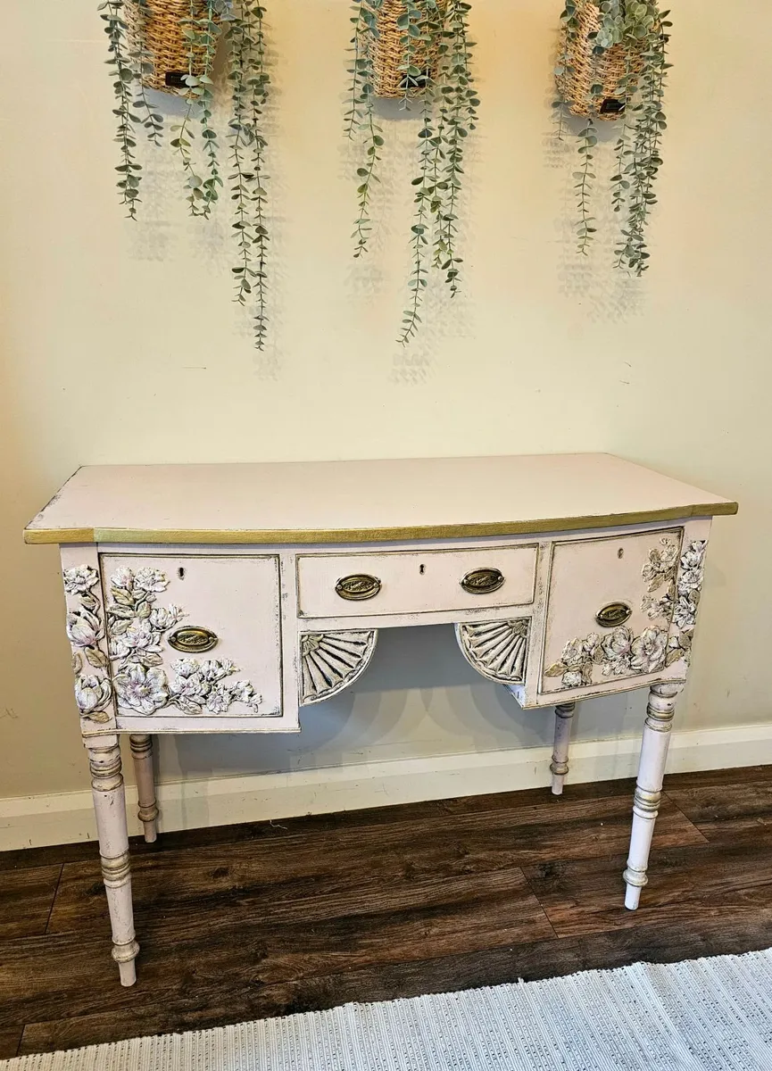 Dressing table with mirror - Image 4