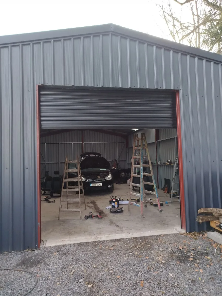 insulated  roller  door,  new,  black, - Image 3