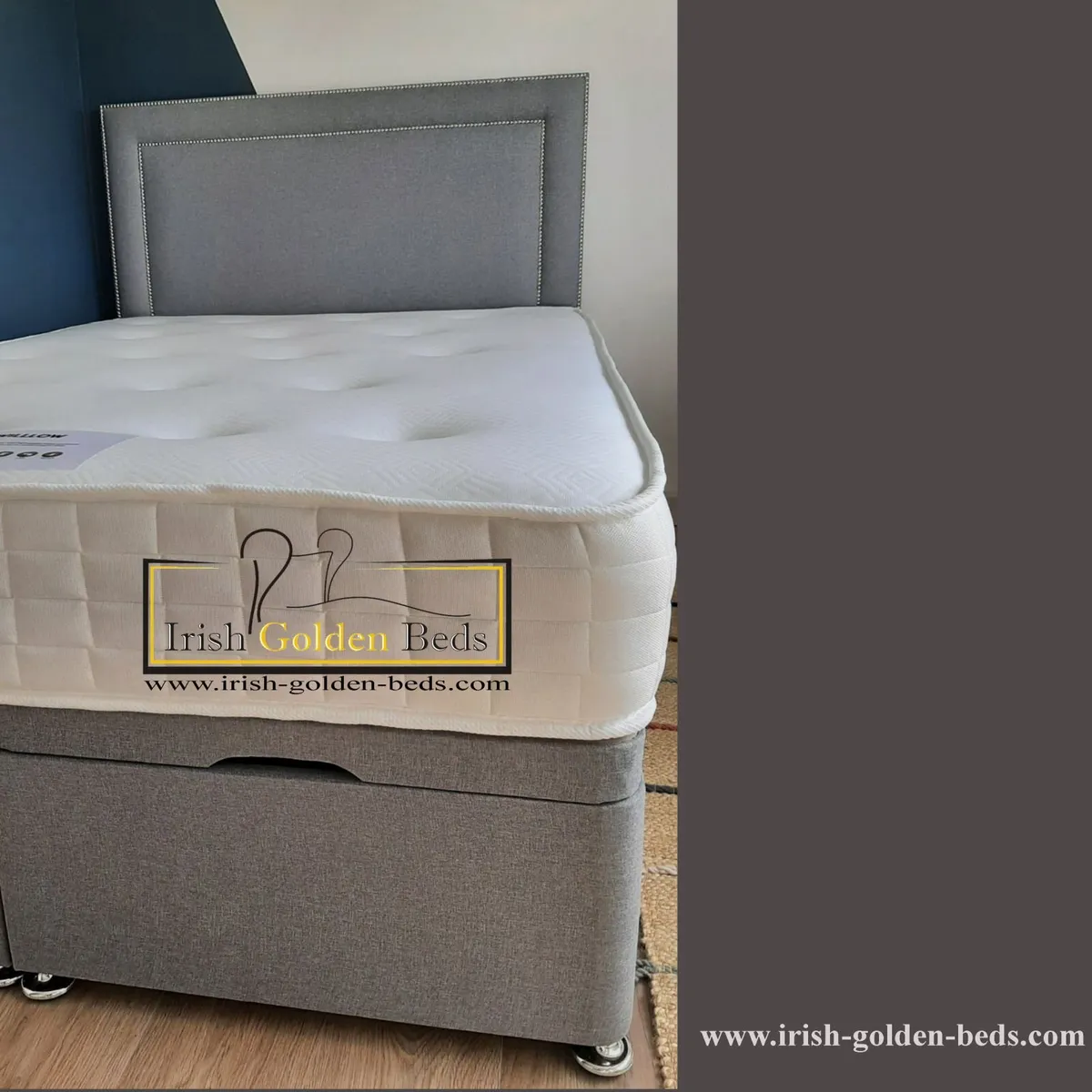 ANY HEADBOARD HEIGHT  Ottoman Storage Bed Gas Lift - Image 3