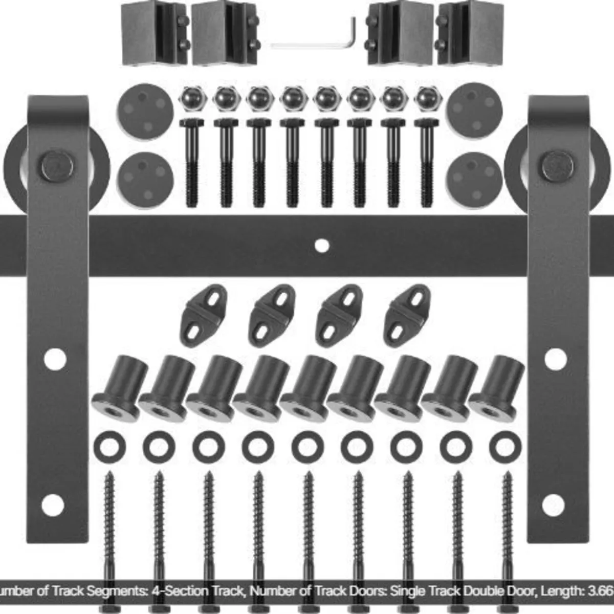Sliding Barn Door Hardware Kit - Image 4