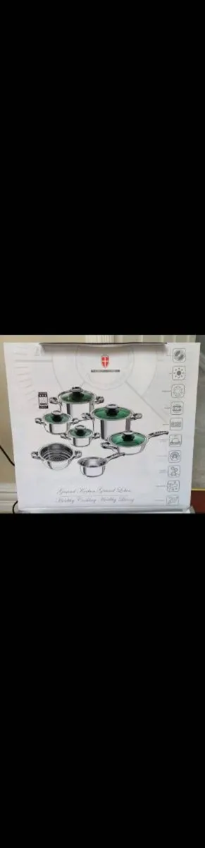 Bio Kochen - 12 pce Stainless Steel Cookware set. - Image 3