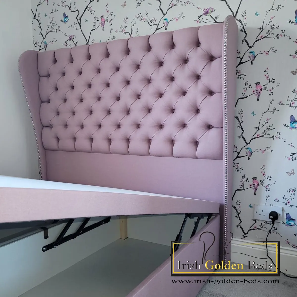 ANY HEADBOARD HEIGHT  Ottoman Storage Bed Gas Lift - Image 1