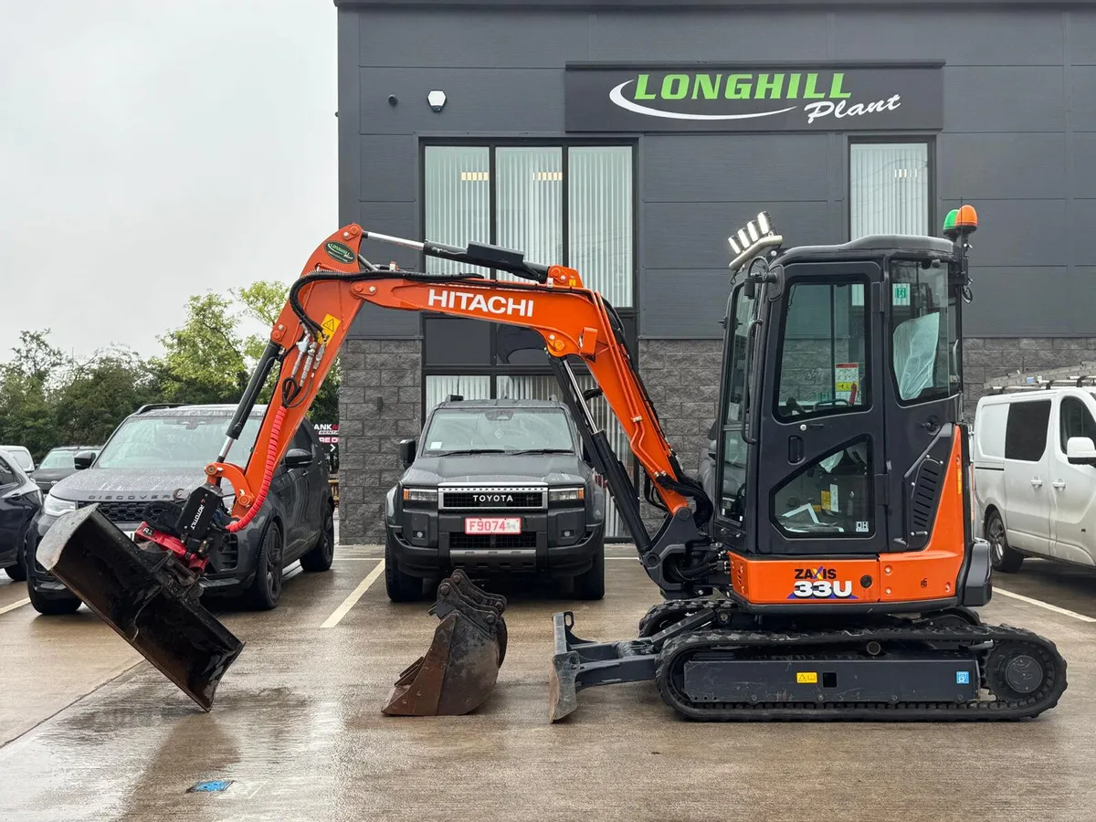 HITACHI ZX33U-6 CLR WITH ROTOTILT AND GRIPPER DEMO - Image 1