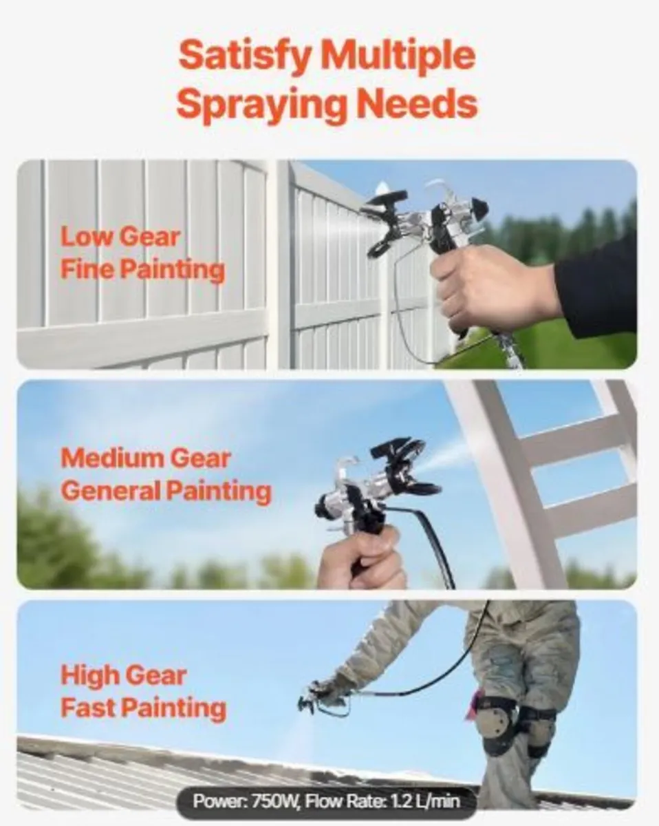 Stand Airless Paint Sprayer, 750W - Image 4