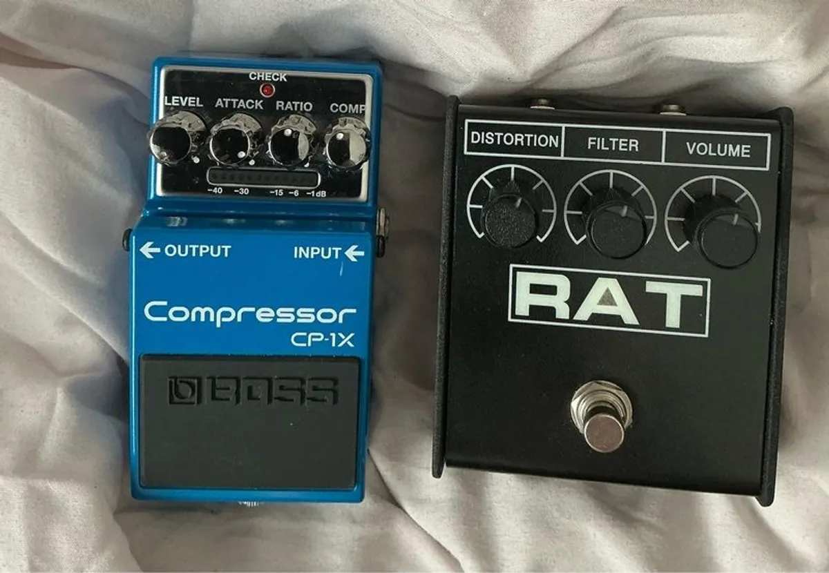 guitar pedals and tele scratchplates - Image 1