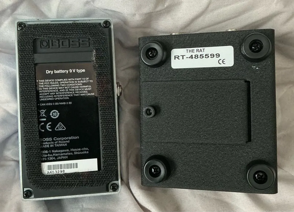 guitar pedals and tele scratchplates - Image 2