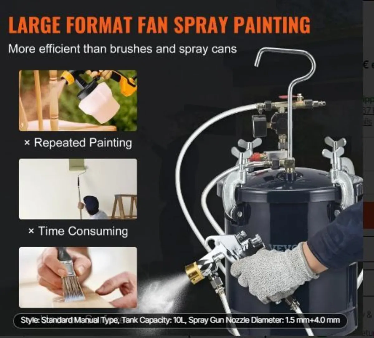 Spray Paint Pressure Pot Tank - Image 4