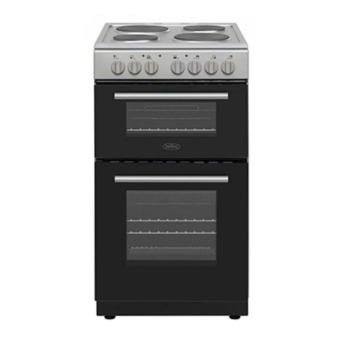 Belling 50cm Electric Cooker Silver BFSE51DOSI - Image 1