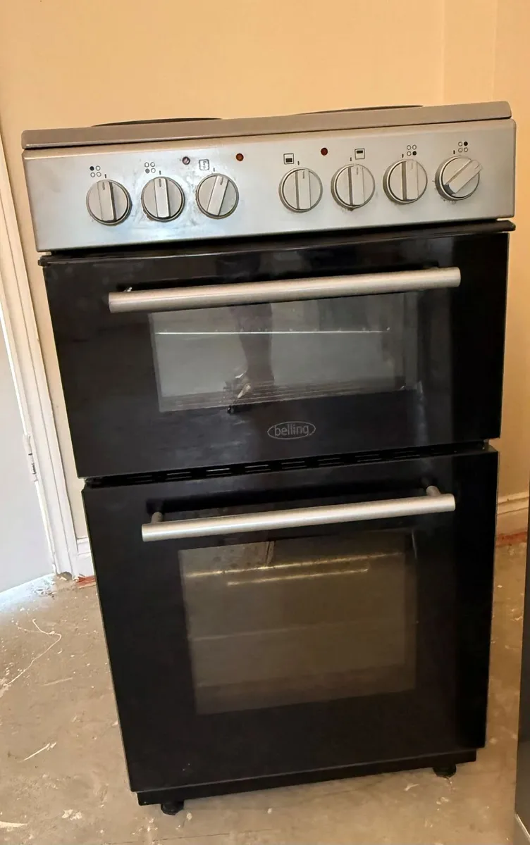 Belling 50cm Electric Cooker Silver BFSE51DOSI - Image 2