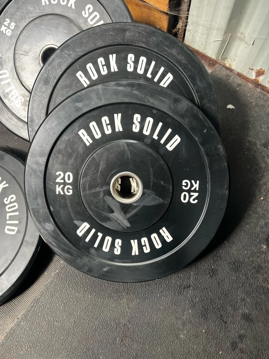 2X20KG 2" Olympic plates - Image 1