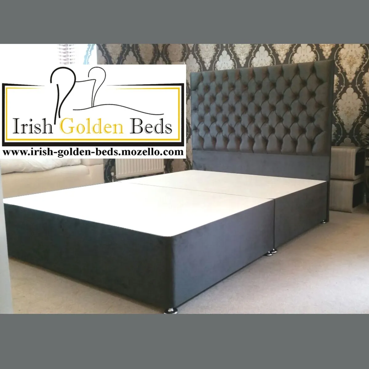 bed frame and headboard ,free delivery - Image 2