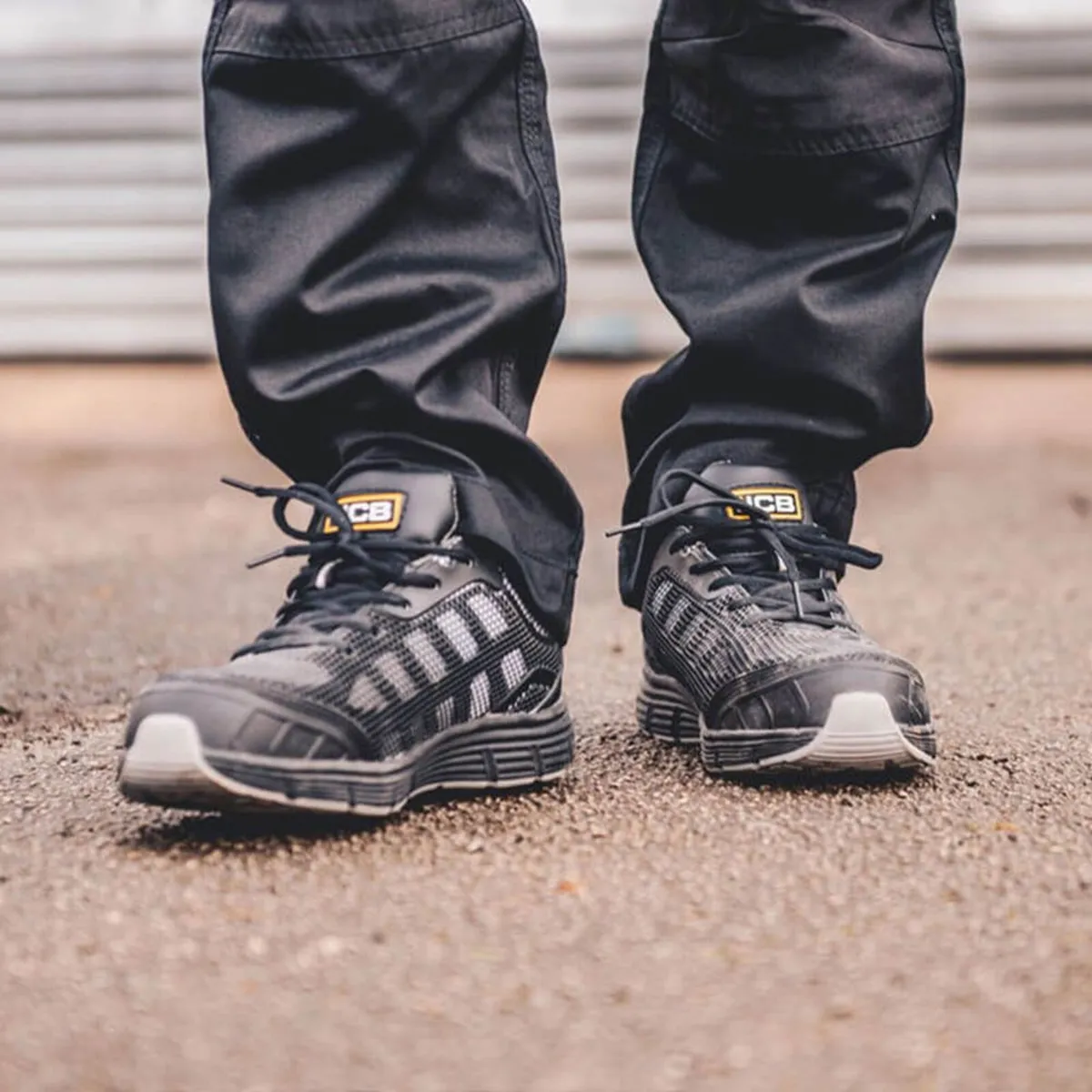 JCB Cagelow Black Safety Trainers - Image 3