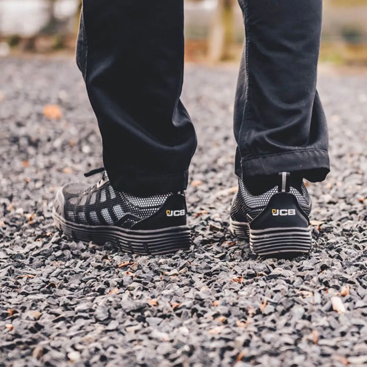 JCB Cagelow Black Safety Trainers - Image 2