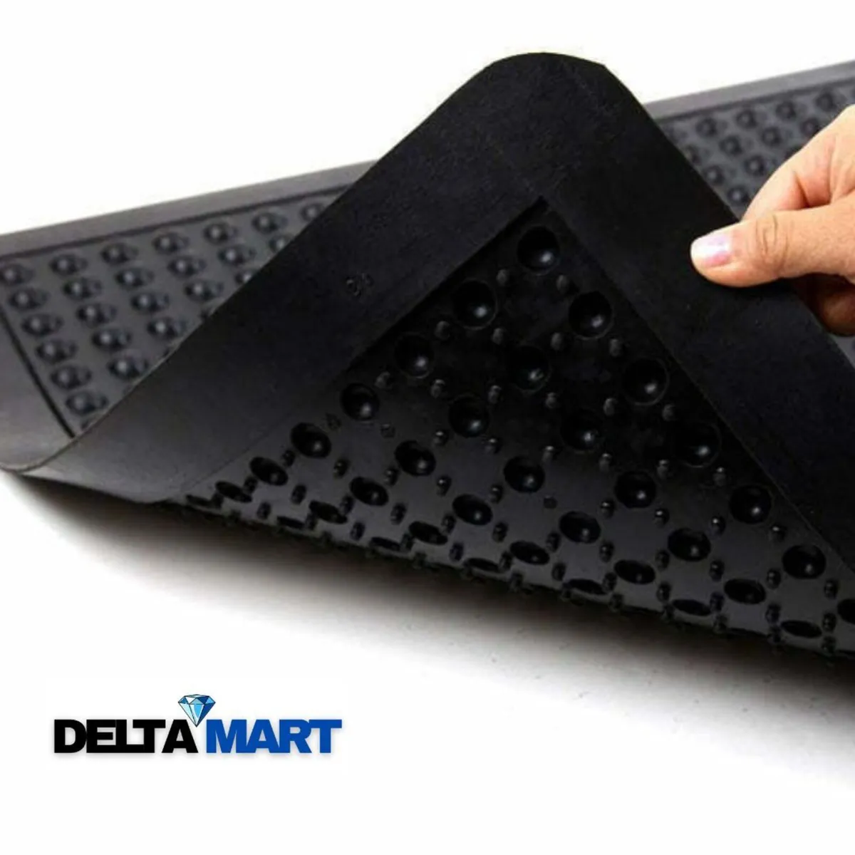 5ft x 3ft Bubble Rubber Mat – Heavy Duty Non-Slip - Image 2
