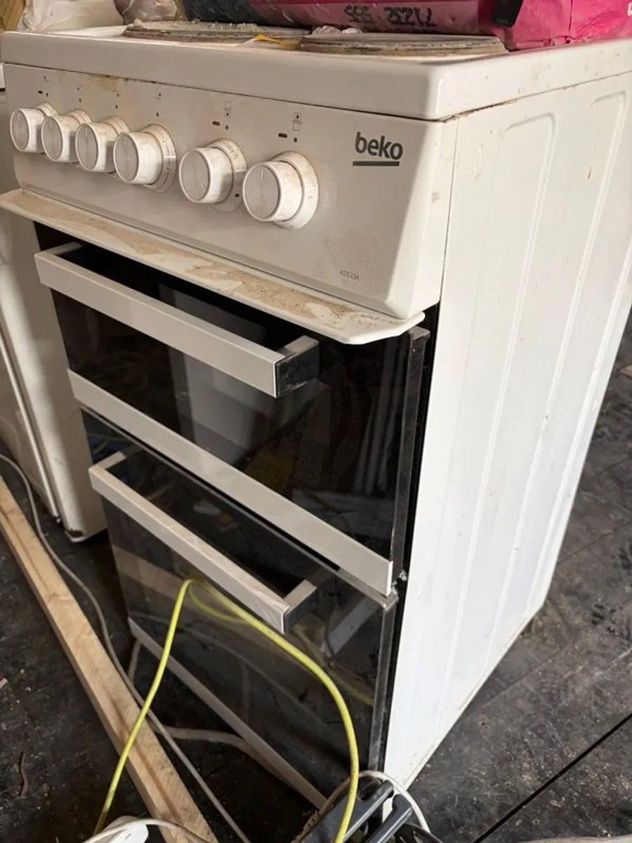 Beko 50cm Double Oven Electric Cooker