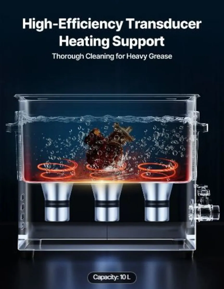 10L Ultrasonic Cleaner - Image 4