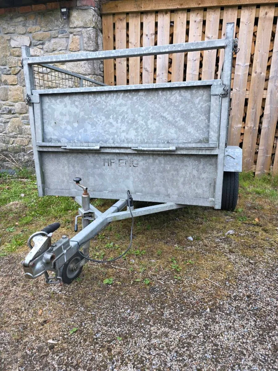 Galvanised 7ft x 4ft trailer - Image 1