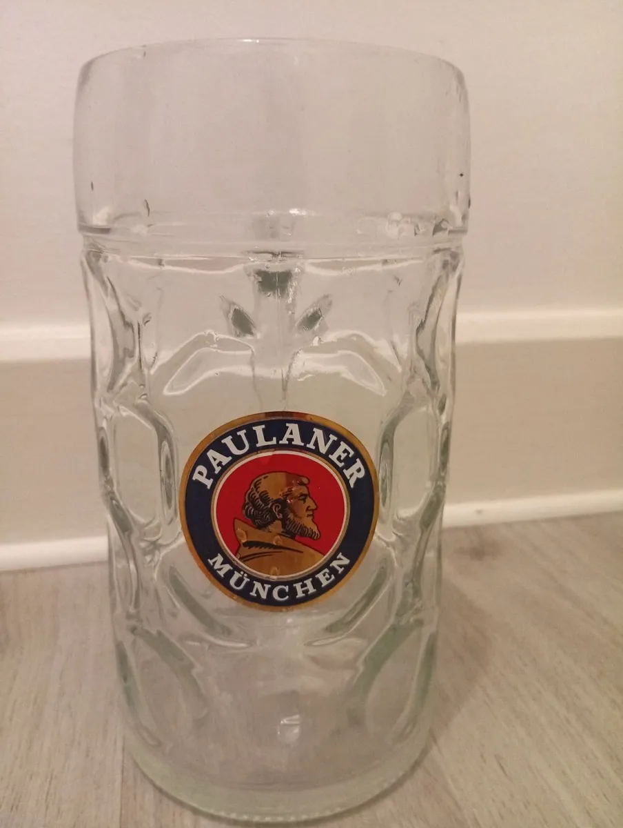 Original Erdinger Weissbrau 1litre Beer Glasses - Image 4