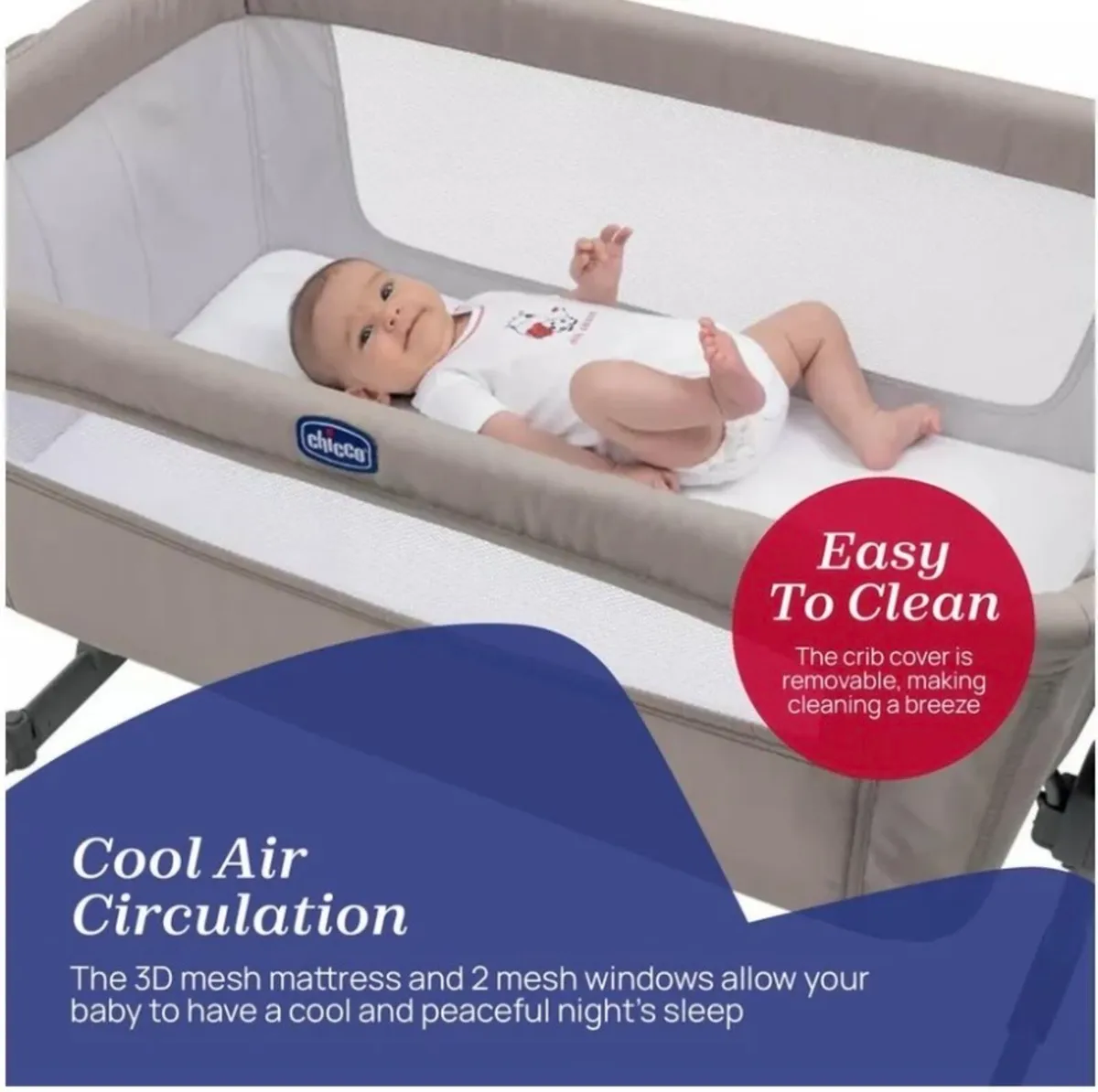 Chicco Next2Me Essential Cot - Image 3