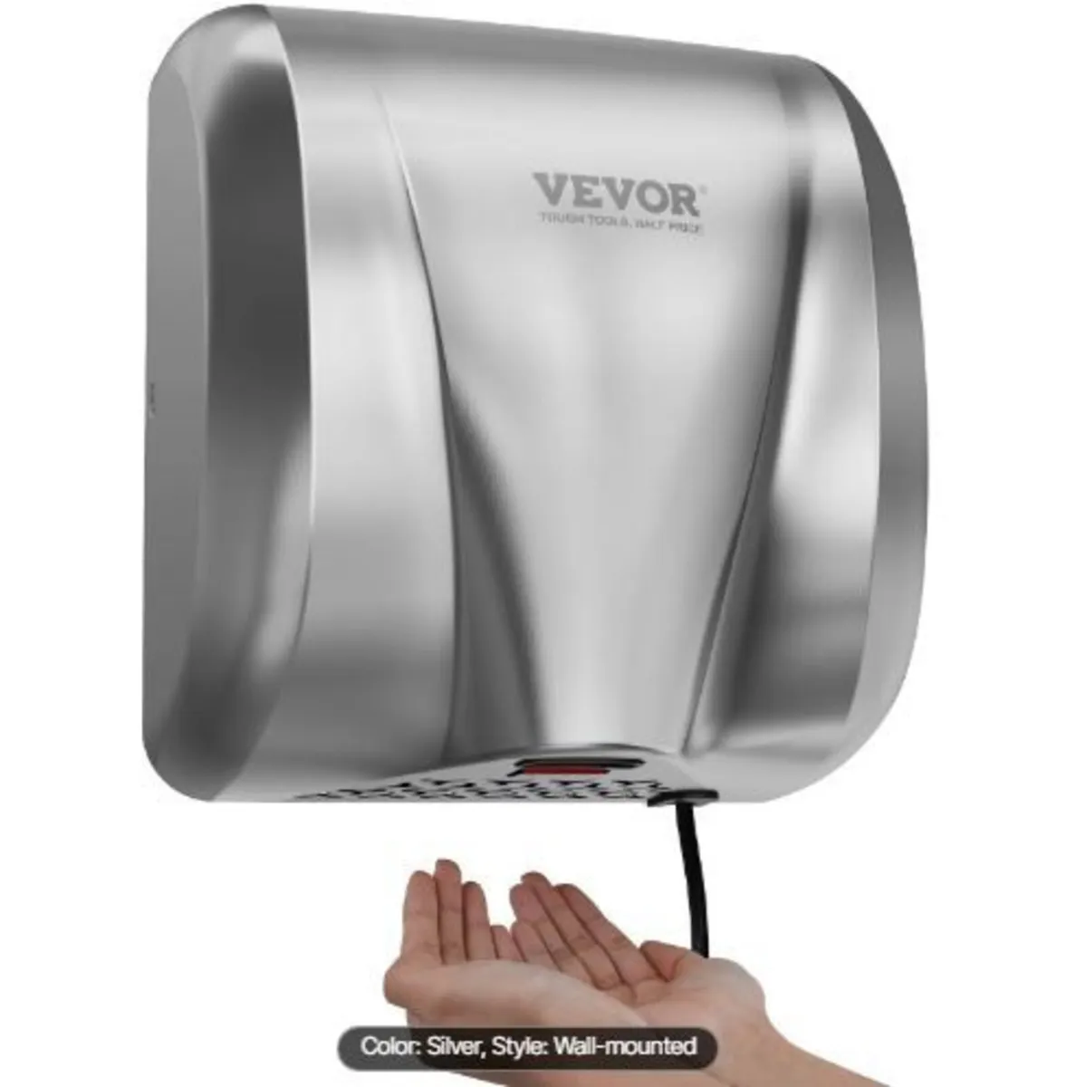 Heavy Duty Commercial Hand Dryer, 1800W - Image 3