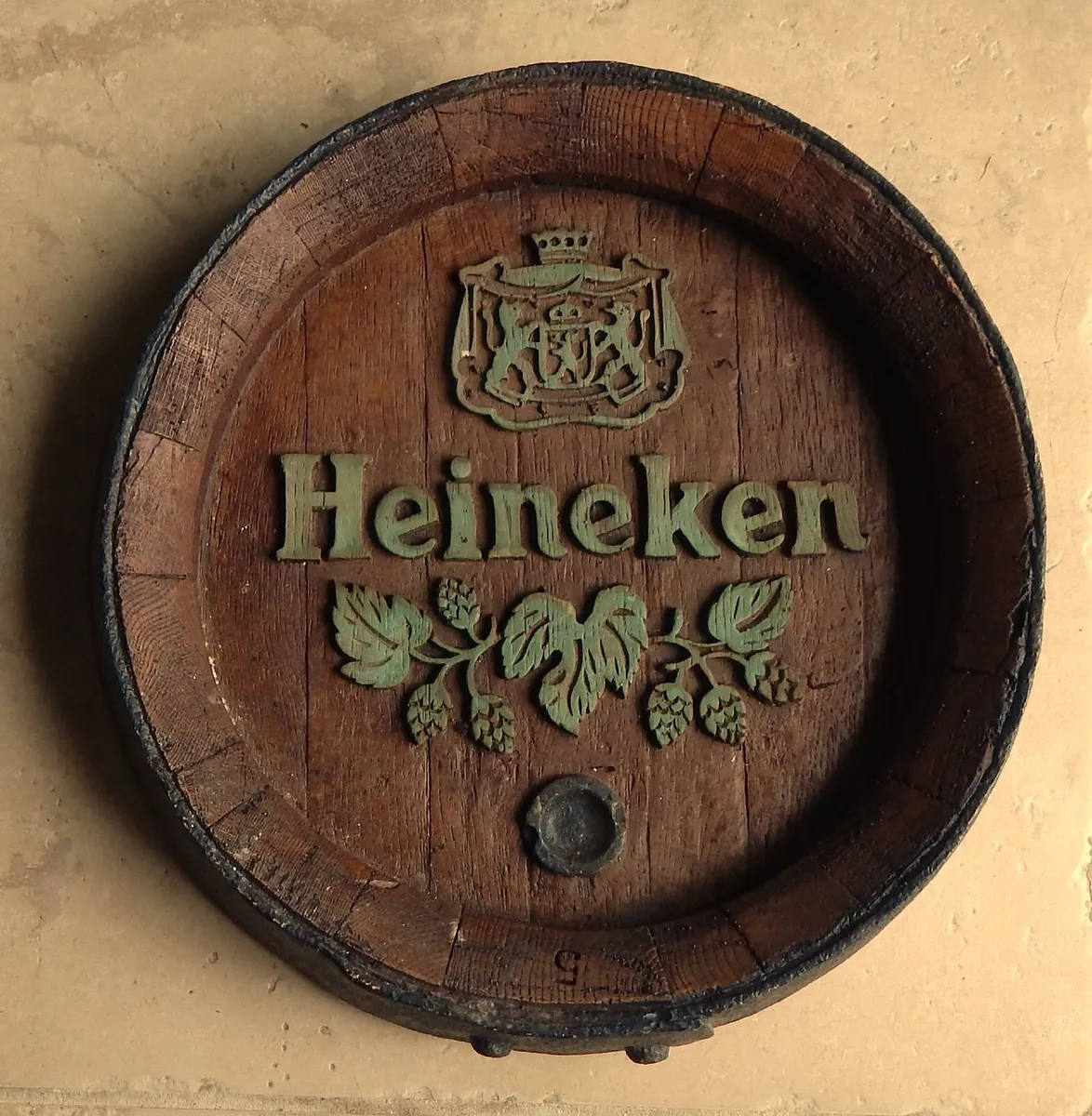 Vintage Heineken Wall Hanging Decoration - Image 1